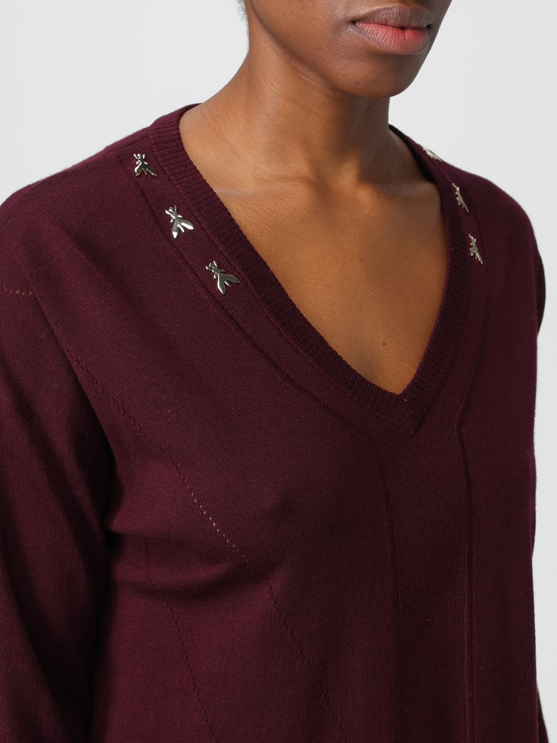 PATRIZIA PEPE SWEATER: Sweater woman Patrizia Pepe, Violet - Img 3