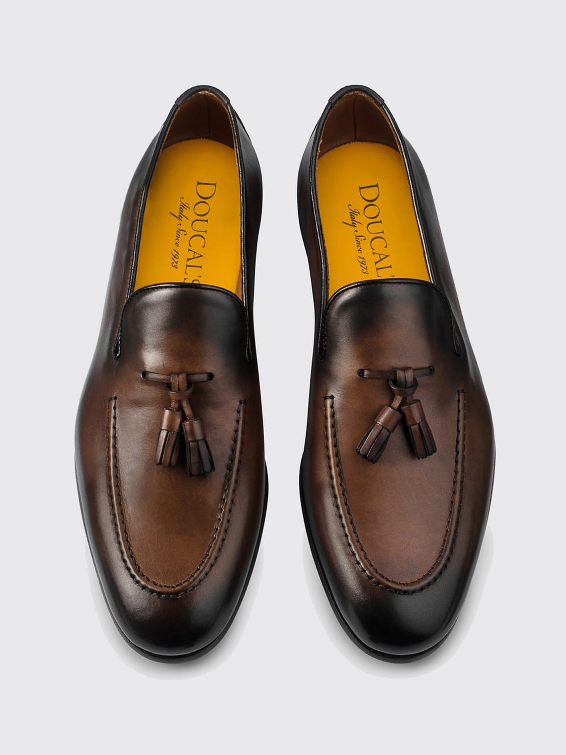 DOUCAL'S MOKASSINS: Mokassins herren Doucal's, Braun - Img 3