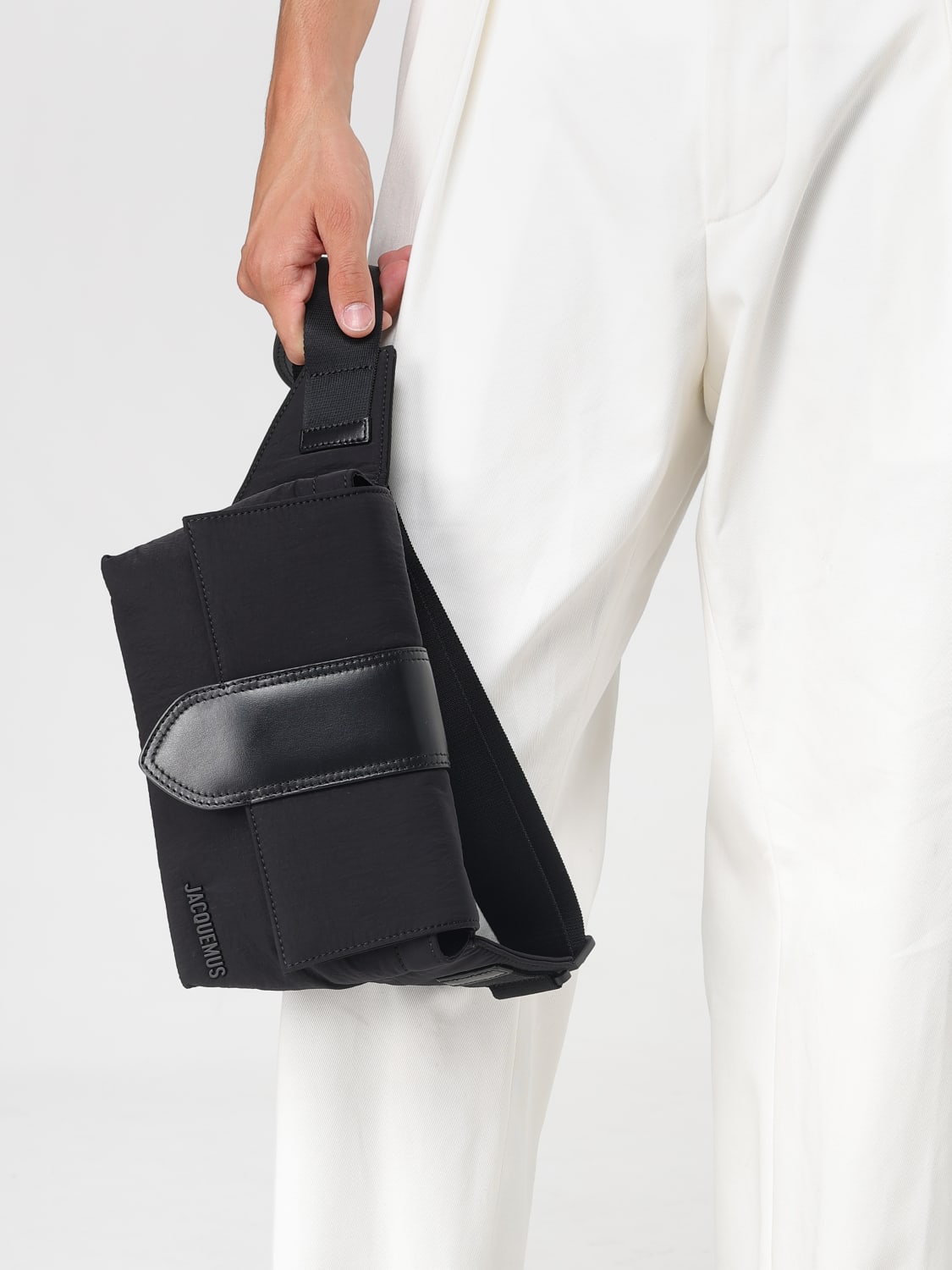 JACQUEMUS BELT BAG: Bags men Jacquemus, Black - Img 2