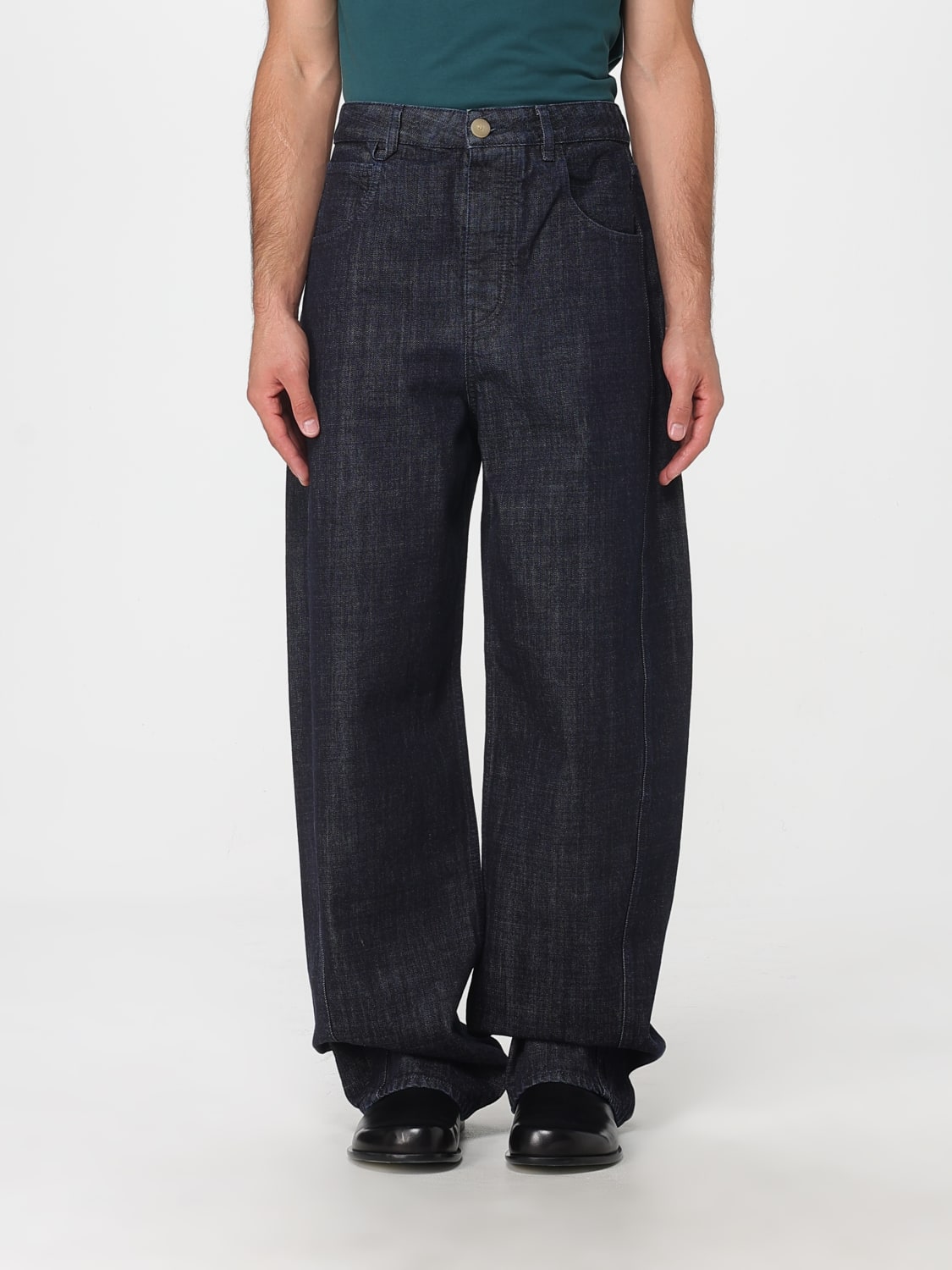 JACQUEMUS JEANS: Jeans men Jacquemus, Blue - Img 1