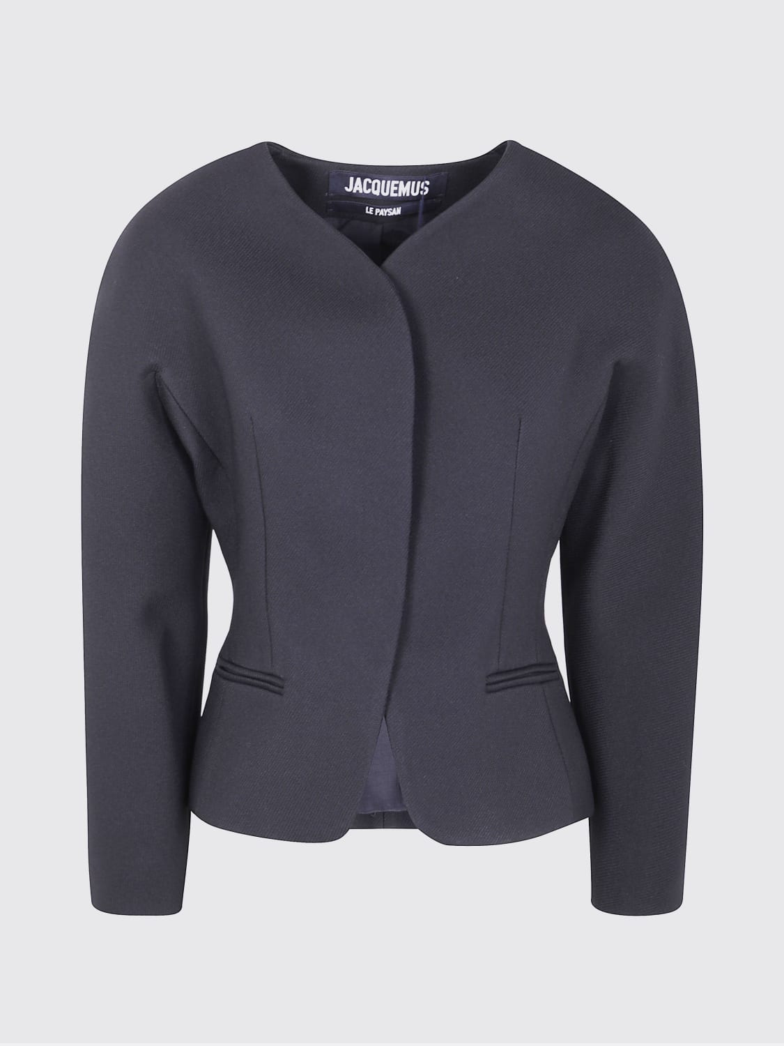 JACQUEMUS JACKET: Jacket woman Jacquemus, Black - Img 1