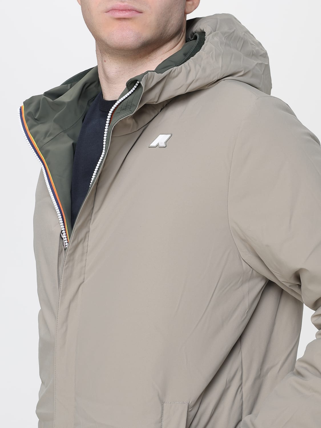 K-WAY JACKET: Jacket men K-way, Green - Img 4