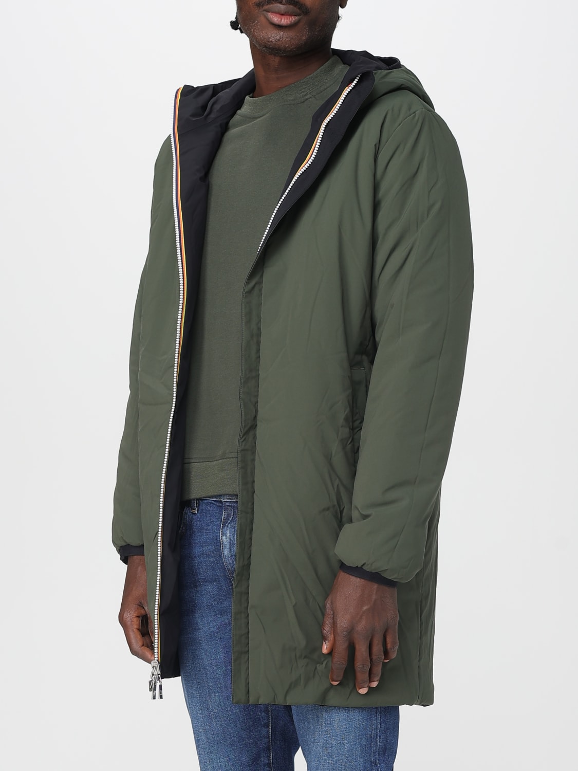 K-WAY JACKET: Jacket men K-way, Black 1 - Img 3