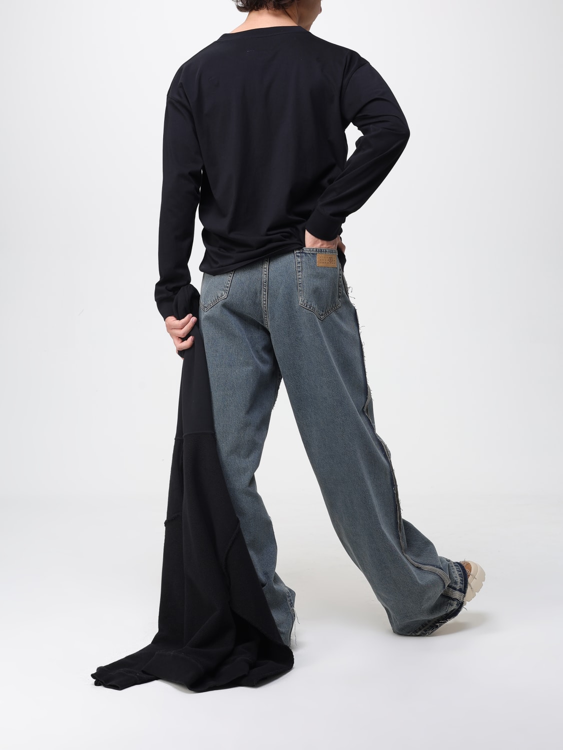 MM6 MAISON MARGIELA SWEATSHIRT: Pullover herren Mm6 Maison Margiela, Schwarz - Img 2