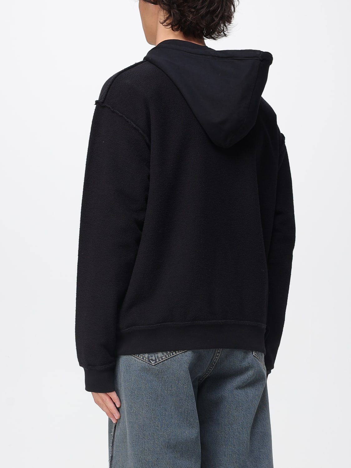 MM6 MAISON MARGIELA SWEATSHIRT: Pullover herren Mm6 Maison Margiela, Schwarz - Img 3