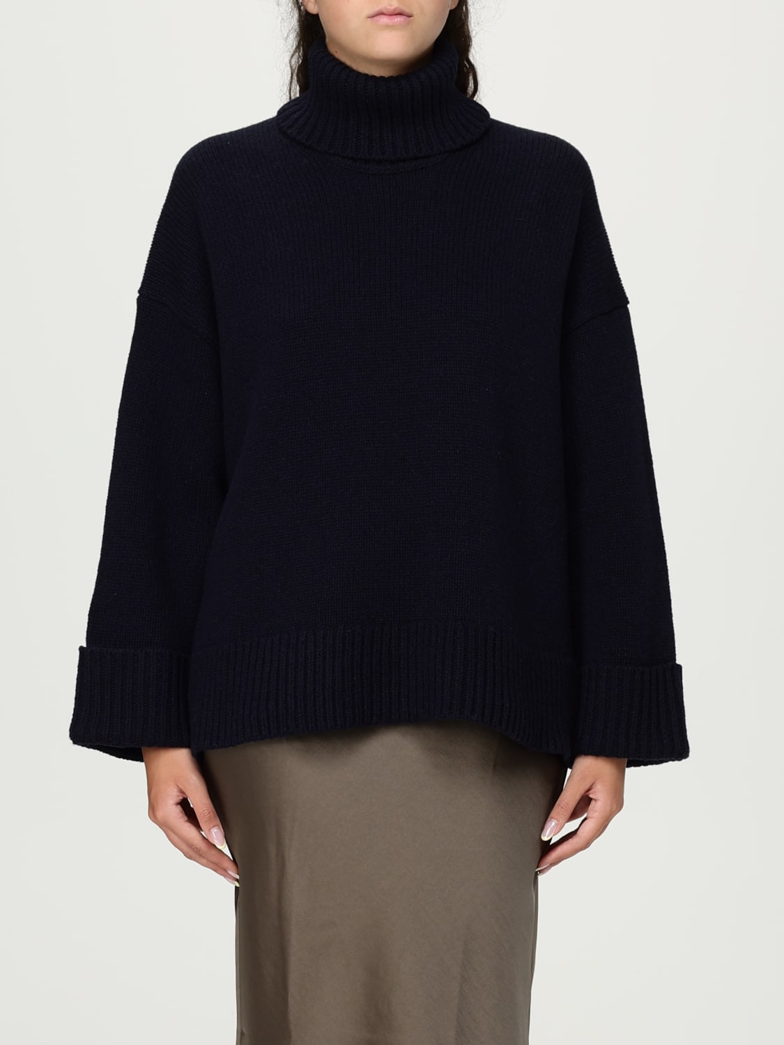 SAMSOE SAMSOE SWEATER: Sweater woman Samsoe Samsoe, Blue - Img 1
