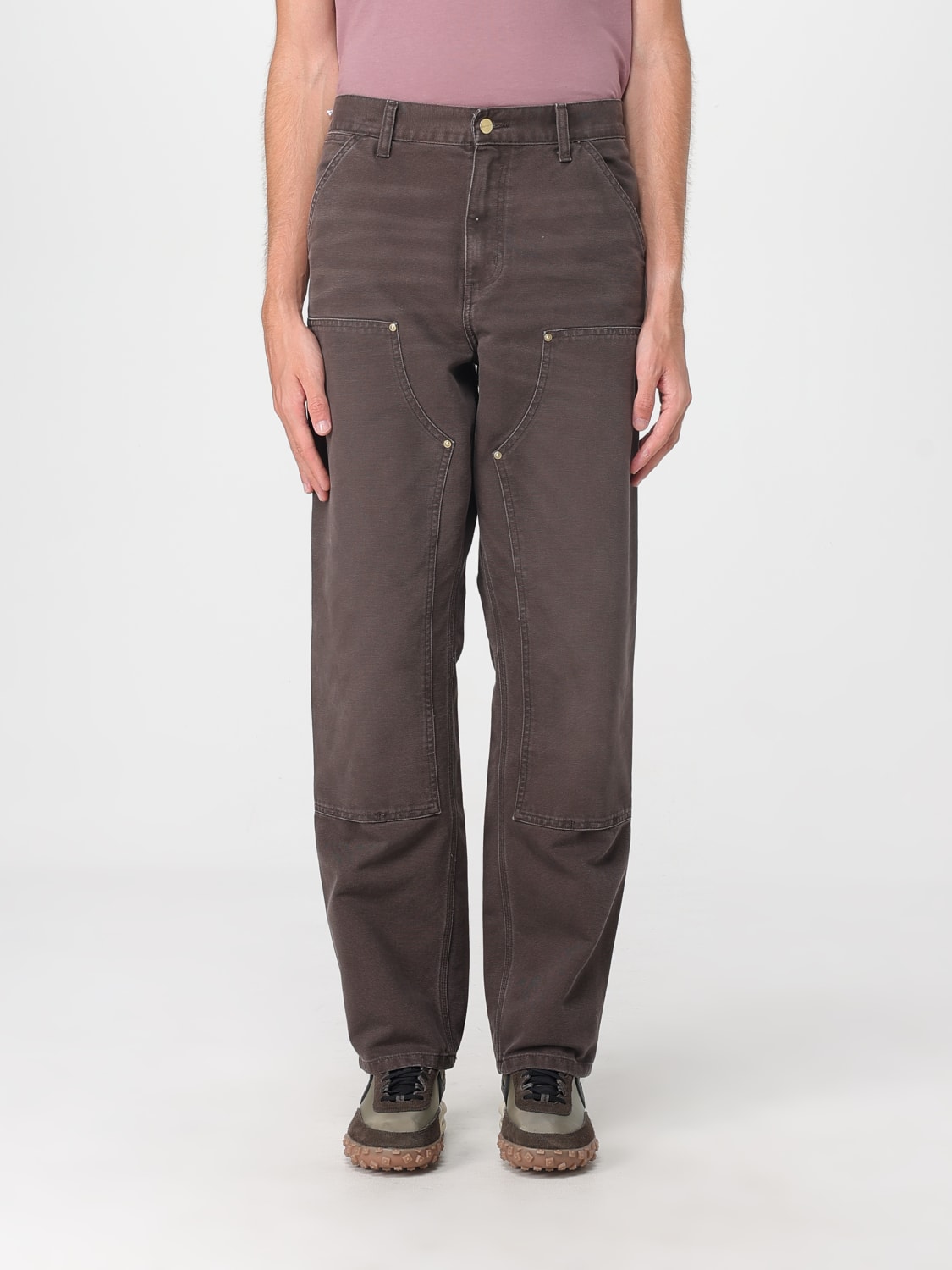 CARHARTT WIP PANTS: Pants men Carhartt Wip, Brown - Img 1