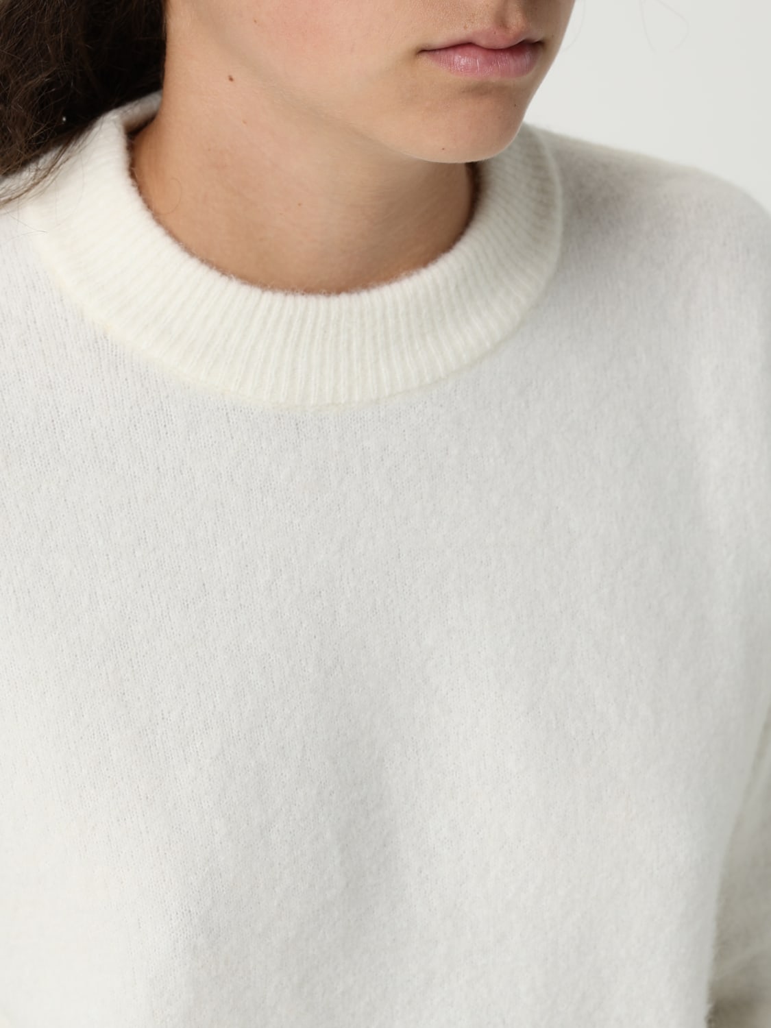 SAMSOE SAMSOE PULLOVER: Sweatshirt damen Samsoe Samsoe, Yellow Cream - Img 3