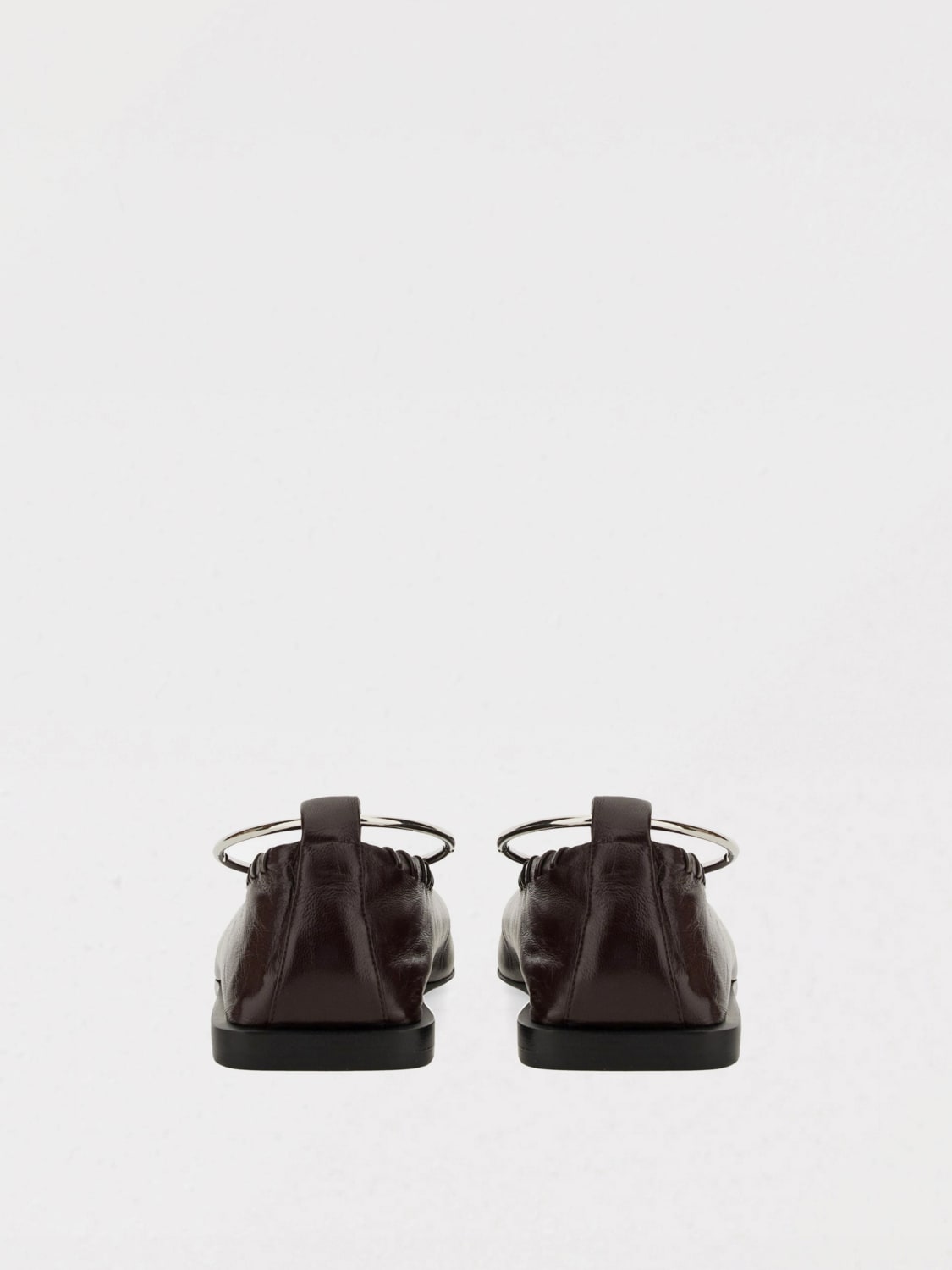 JIL SANDER 芭蕾平底鞋: 芭蕾平底鞋 女士 Jil Sander, 棕色 - Img 3