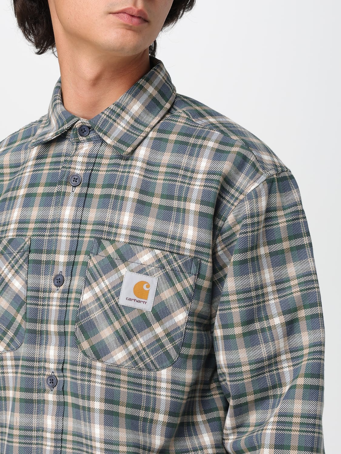 CARHARTT WIP HEMD: Hemd herren Carhartt Wip, Blau - Img 4