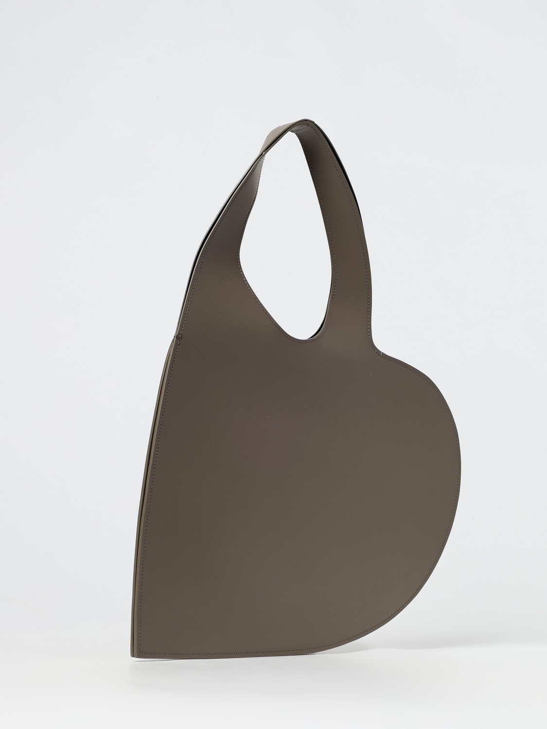 COPERNI BORSA TOTE: Borsa Tote Heart Coperni in pelle , Marrone - Img 3