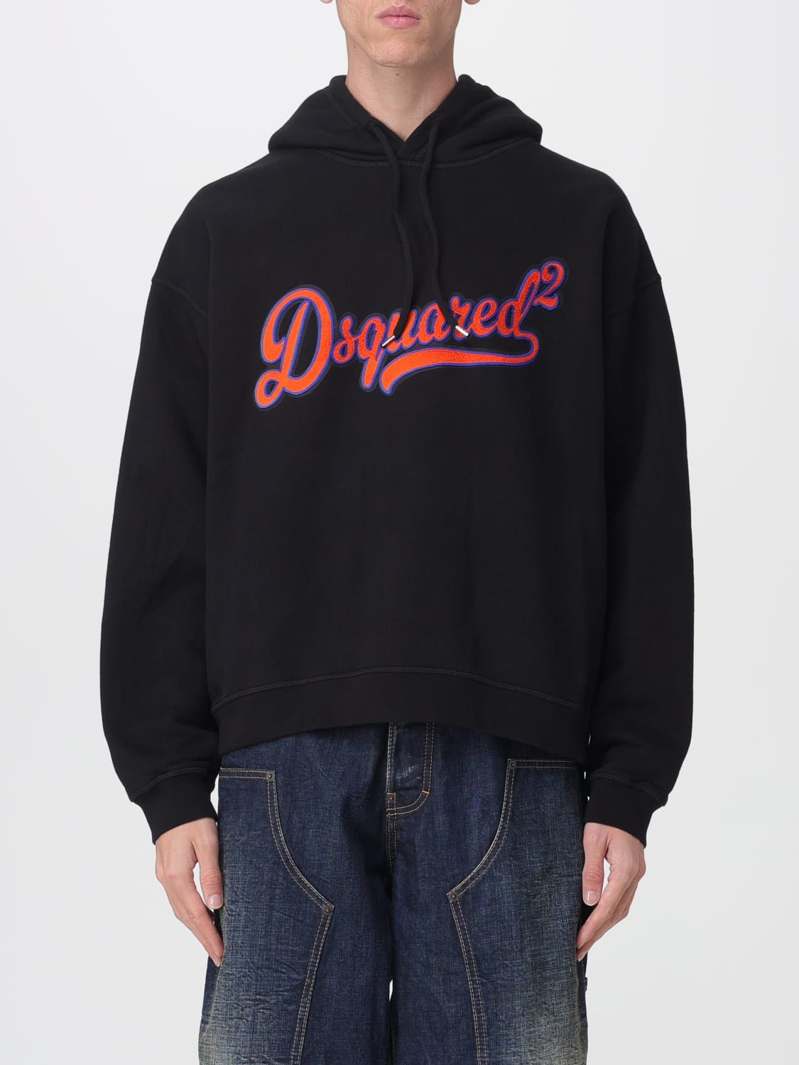 DSQUARED2 SWEATSHIRT: Sweatshirt men Dsquared2, Black - Img 1
