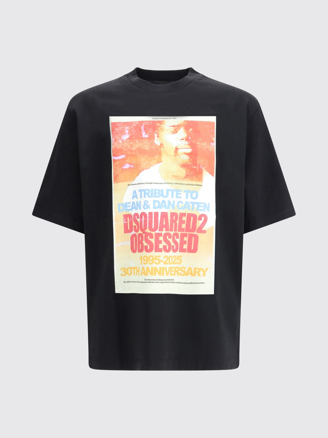 DSQUARED2 T-SHIRT: T-shirt herren Dsquared2, Schwarz - Img 1
