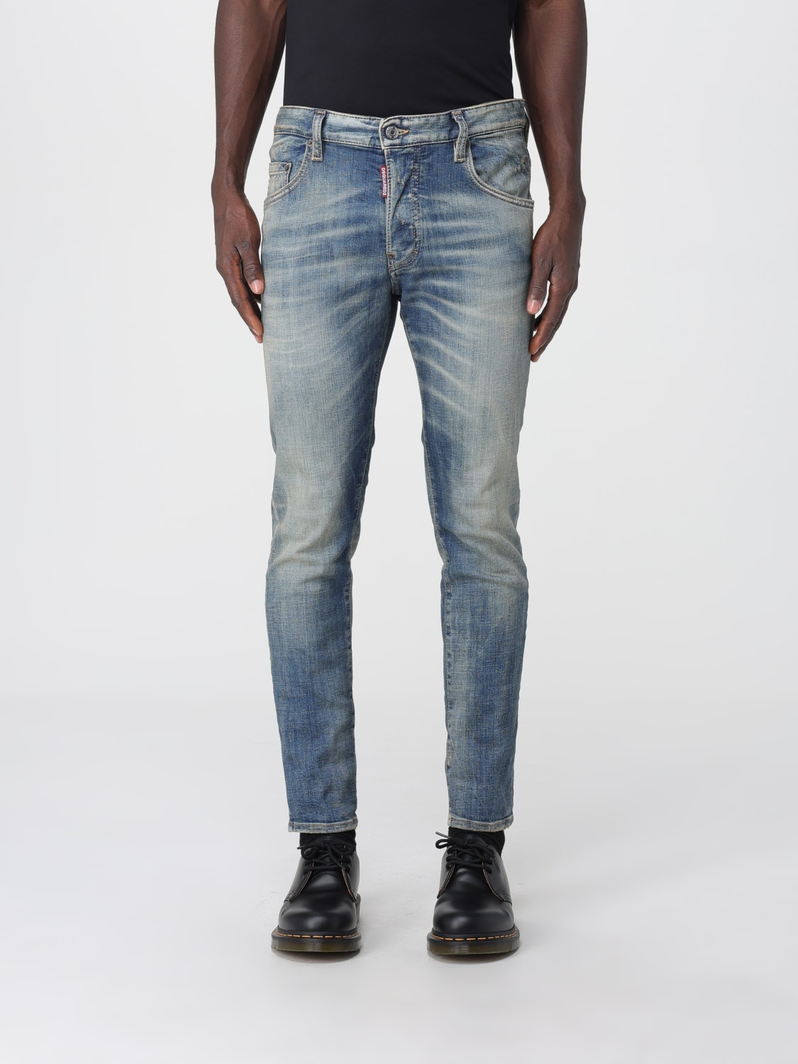 DSQUARED2 JEANS: Jeans men Dsquared2, Blue - Img 1