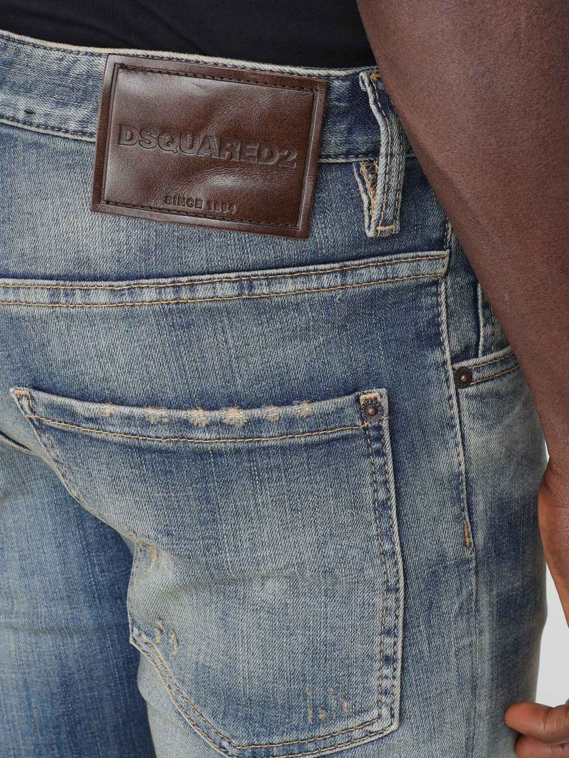 DSQUARED2 JEANS: Jeans men Dsquared2, Blue - Img 3