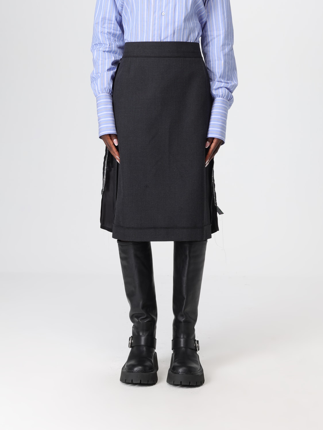 MAISON MARGIELA JUPE: Jupe femme Maison Margiela, Gris - Img 1