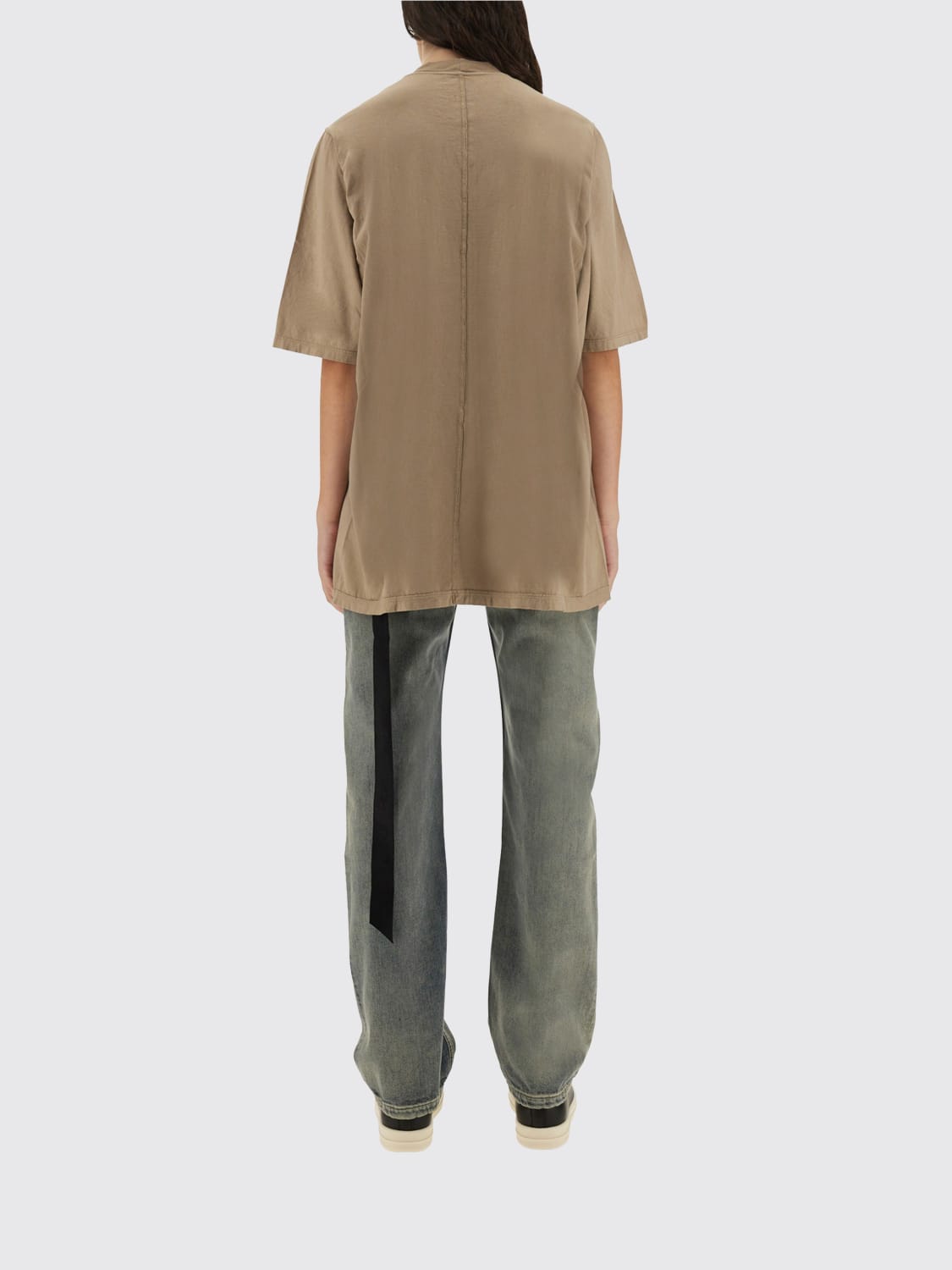 RICK OWENS DRKSHDW T-SHIRT: T-shirt woman Rick Owens Drkshdw, Beige - Img 3