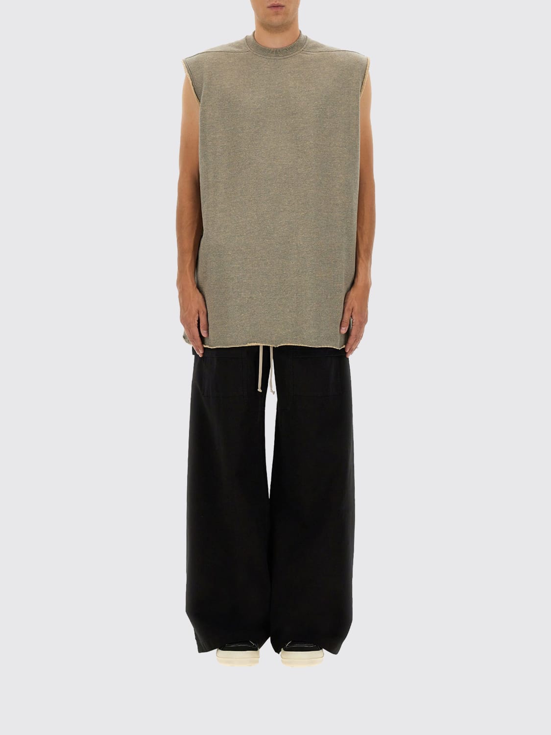 RICK OWENS DRKSHDW T-SHIRT: T-shirt men Rick Owens Drkshdw, Grey - Img 1