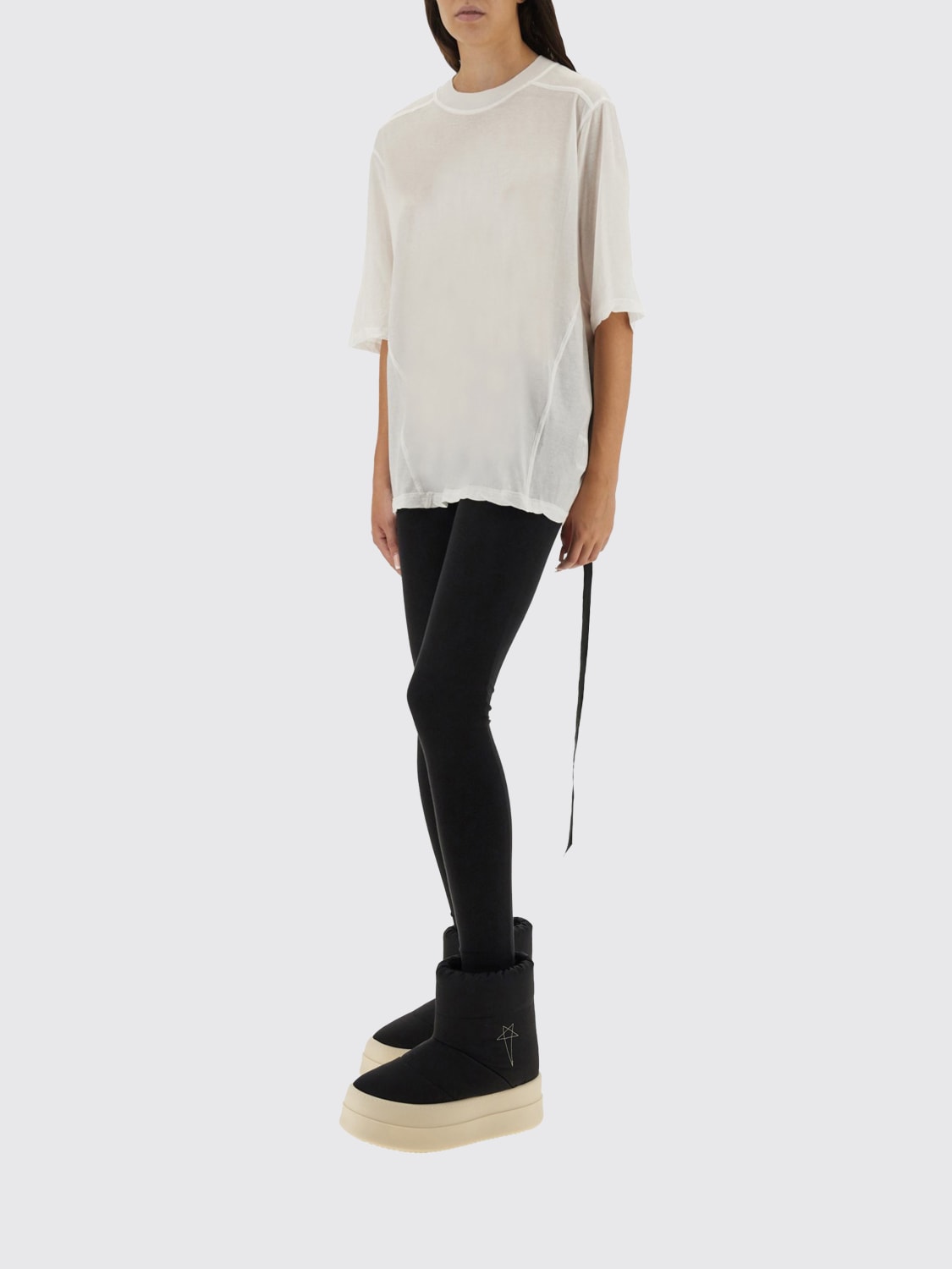 RICK OWENS DRKSHDW T-SHIRT: T-shirt damen Rick Owens Drkshdw, Weiß - Img 2