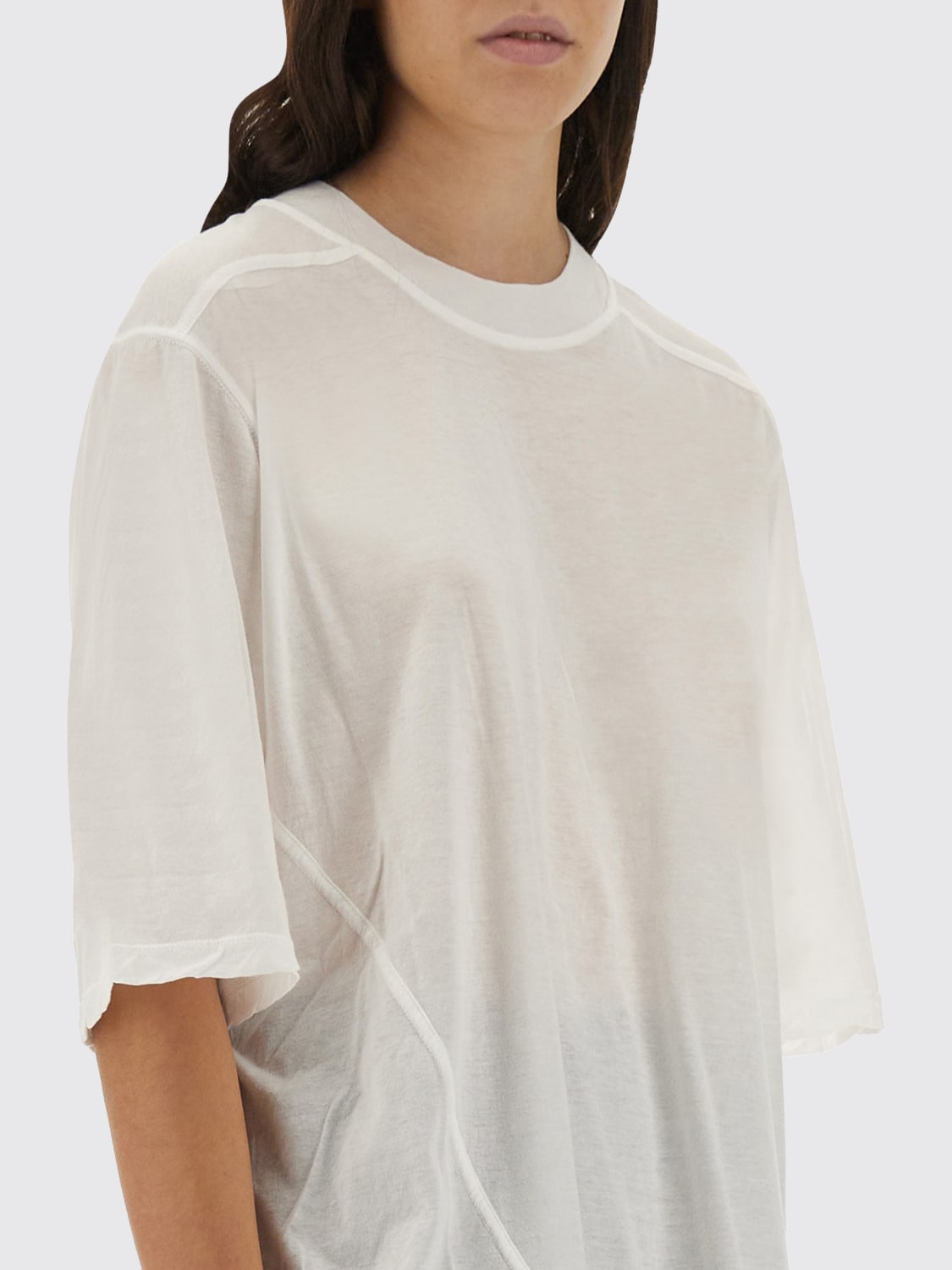 RICK OWENS DRKSHDW T-SHIRT: T-shirt damen Rick Owens Drkshdw, Weiß - Img 4