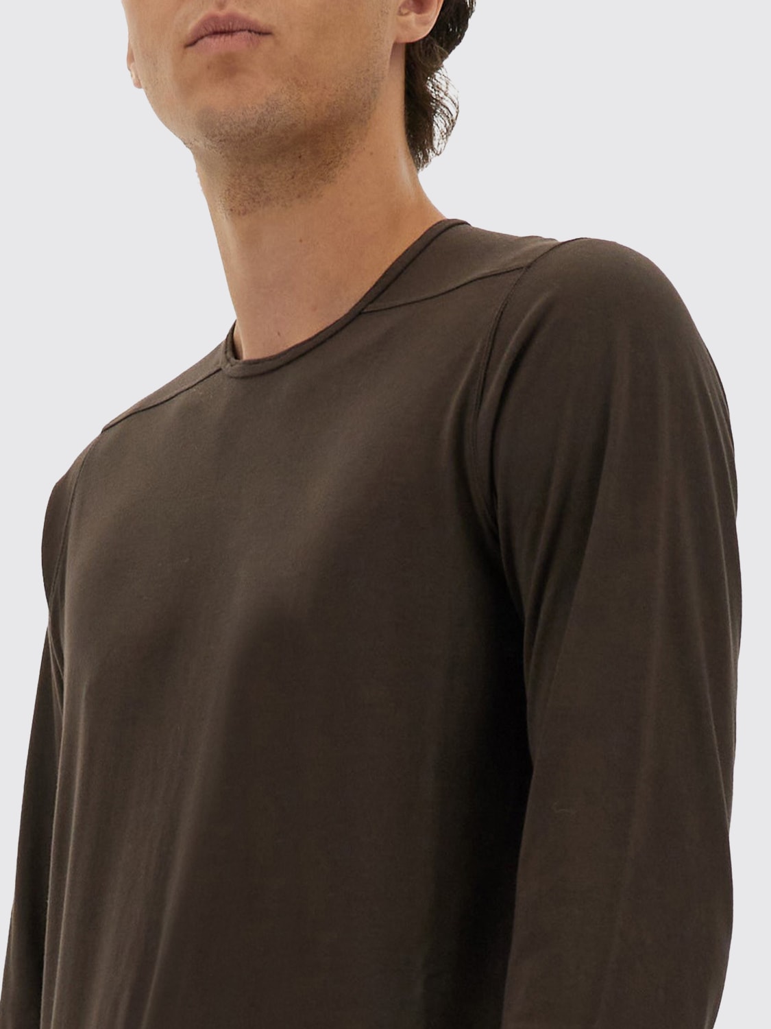 RICK OWENS DRKSHDW T-SHIRT: T-shirt men Rick Owens Drkshdw, Brown - Img 4