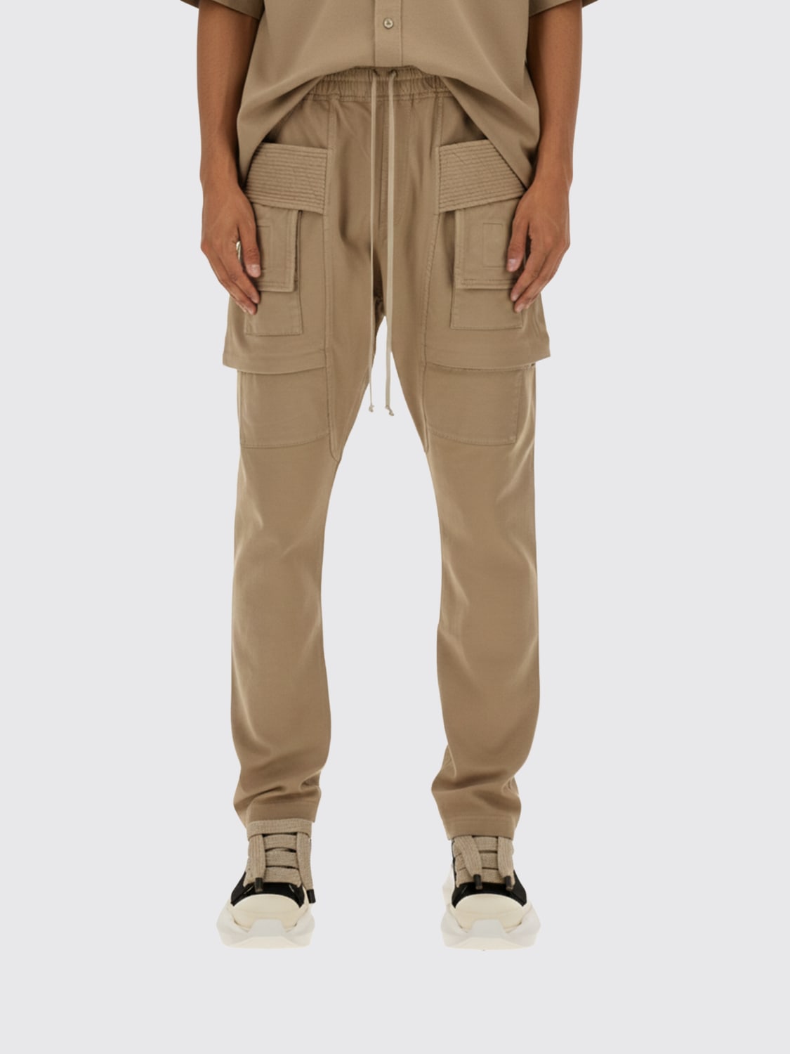 RICK OWENS DRKSHDW HOSE: Hose herren Rick Owens Drkshdw, Beige - Img 1
