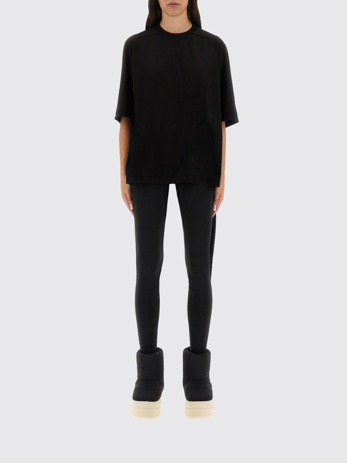 RICK OWENS DRKSHDW T-SHIRT: T-shirt femme Rick Owens Drkshdw, Noir - Img 1