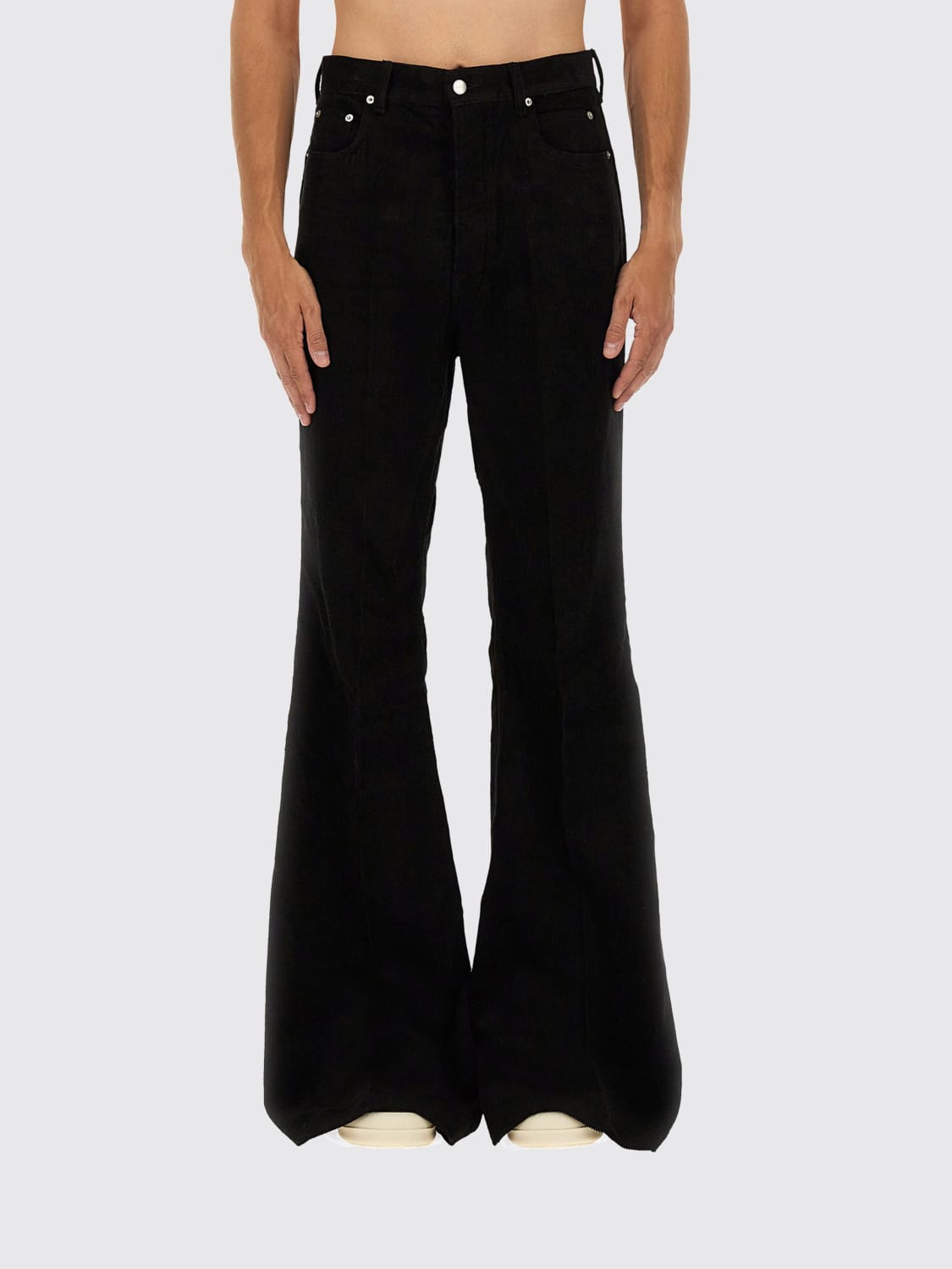 RICK OWENS JEANS: Pants men Rick Owens, Black - Img 1
