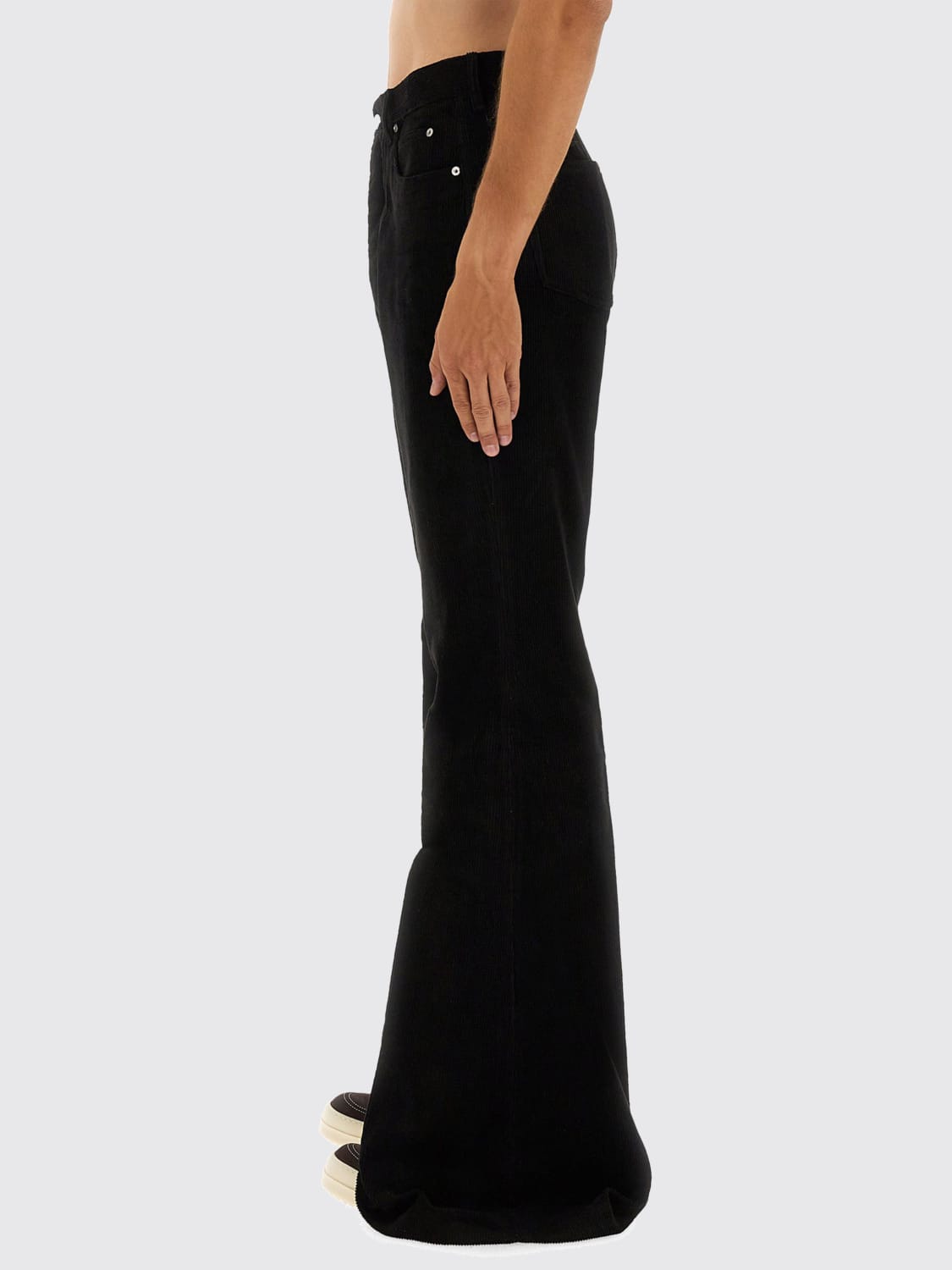 RICK OWENS JEANS: Pants men Rick Owens, Black - Img 4