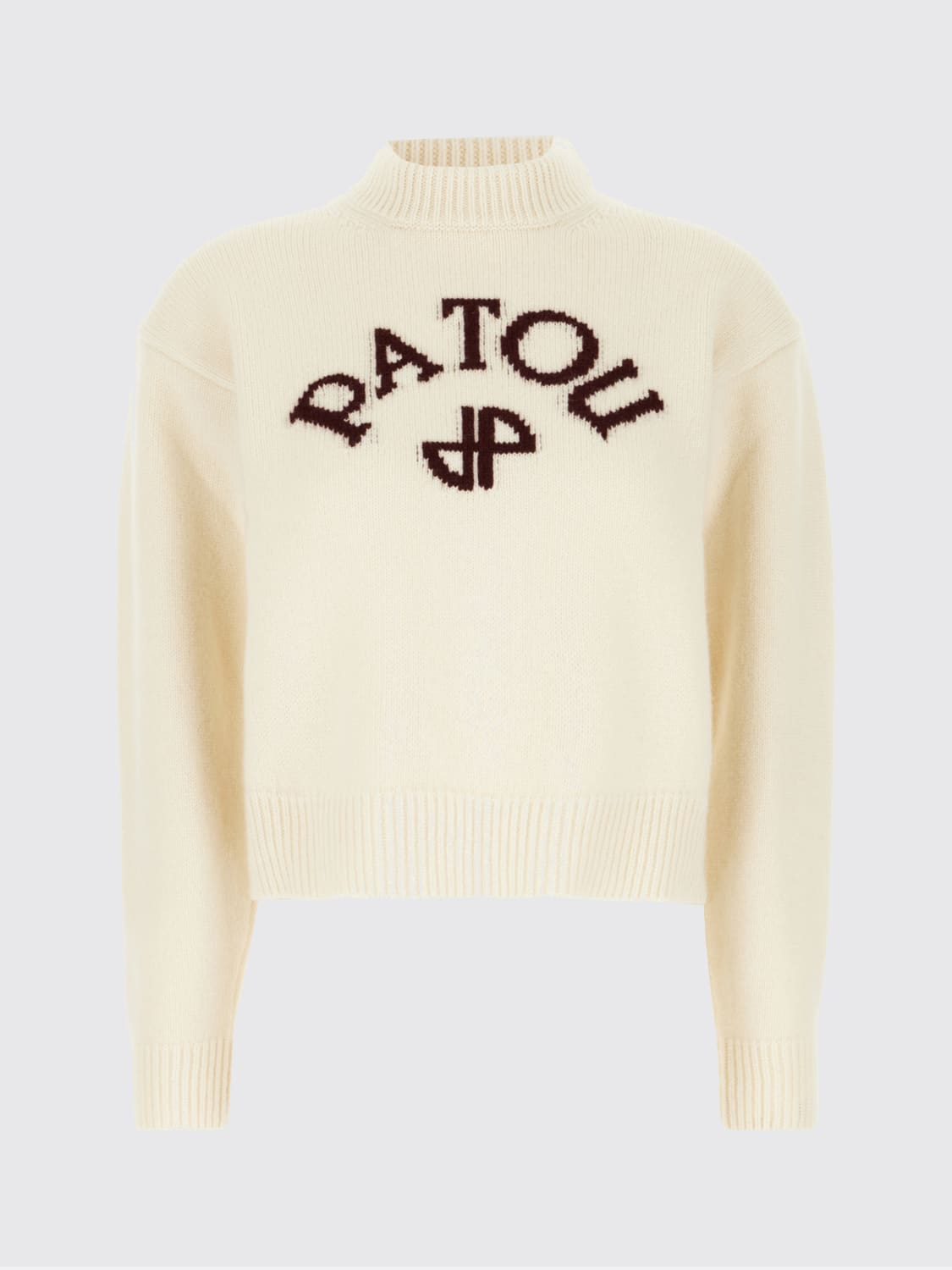 PATOU SWEATER: Sweatshirt woman Patou, White - Img 1