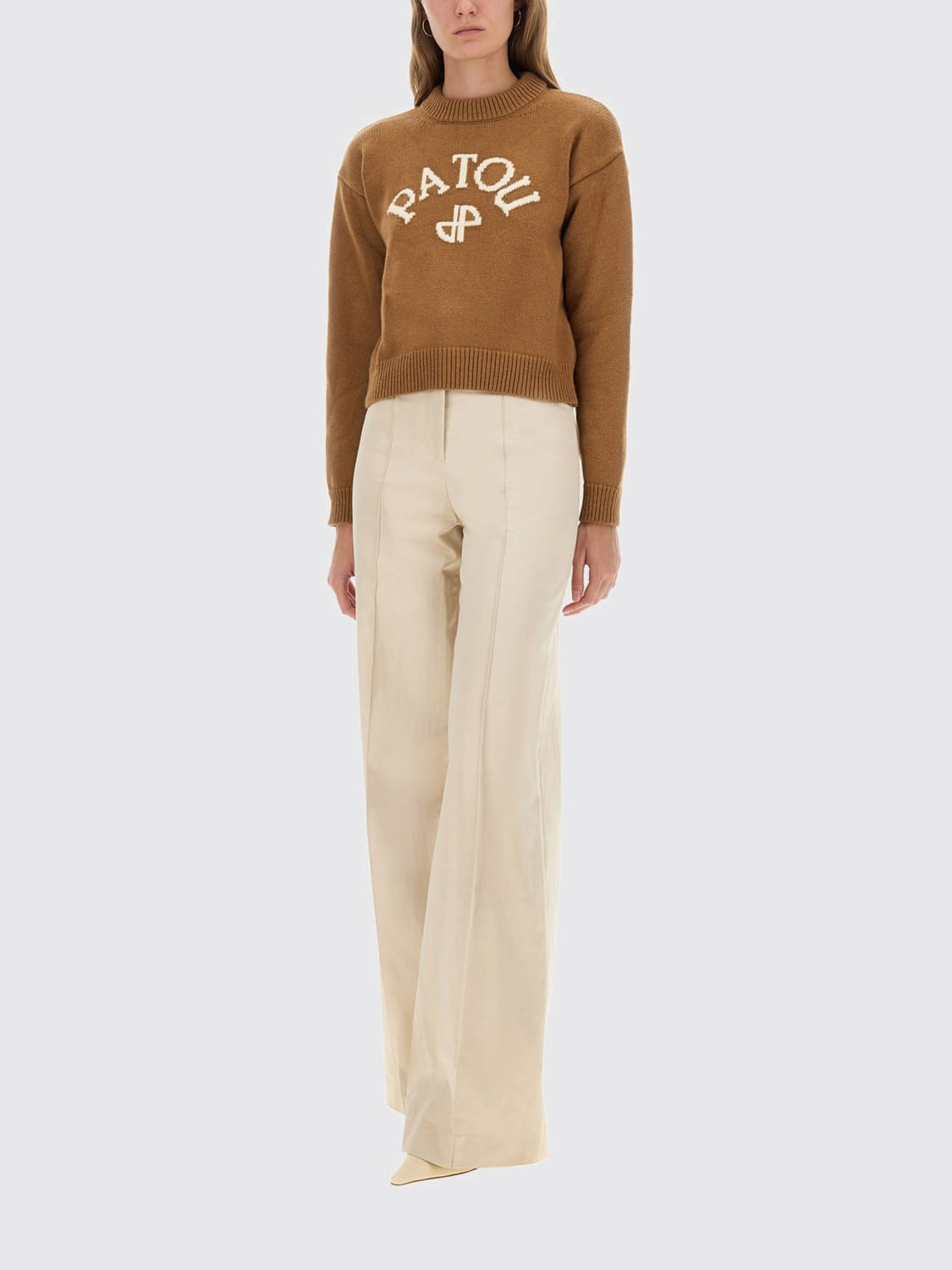 PATOU PULLOVER: Sweatshirt damen Patou, Braun - Img 2