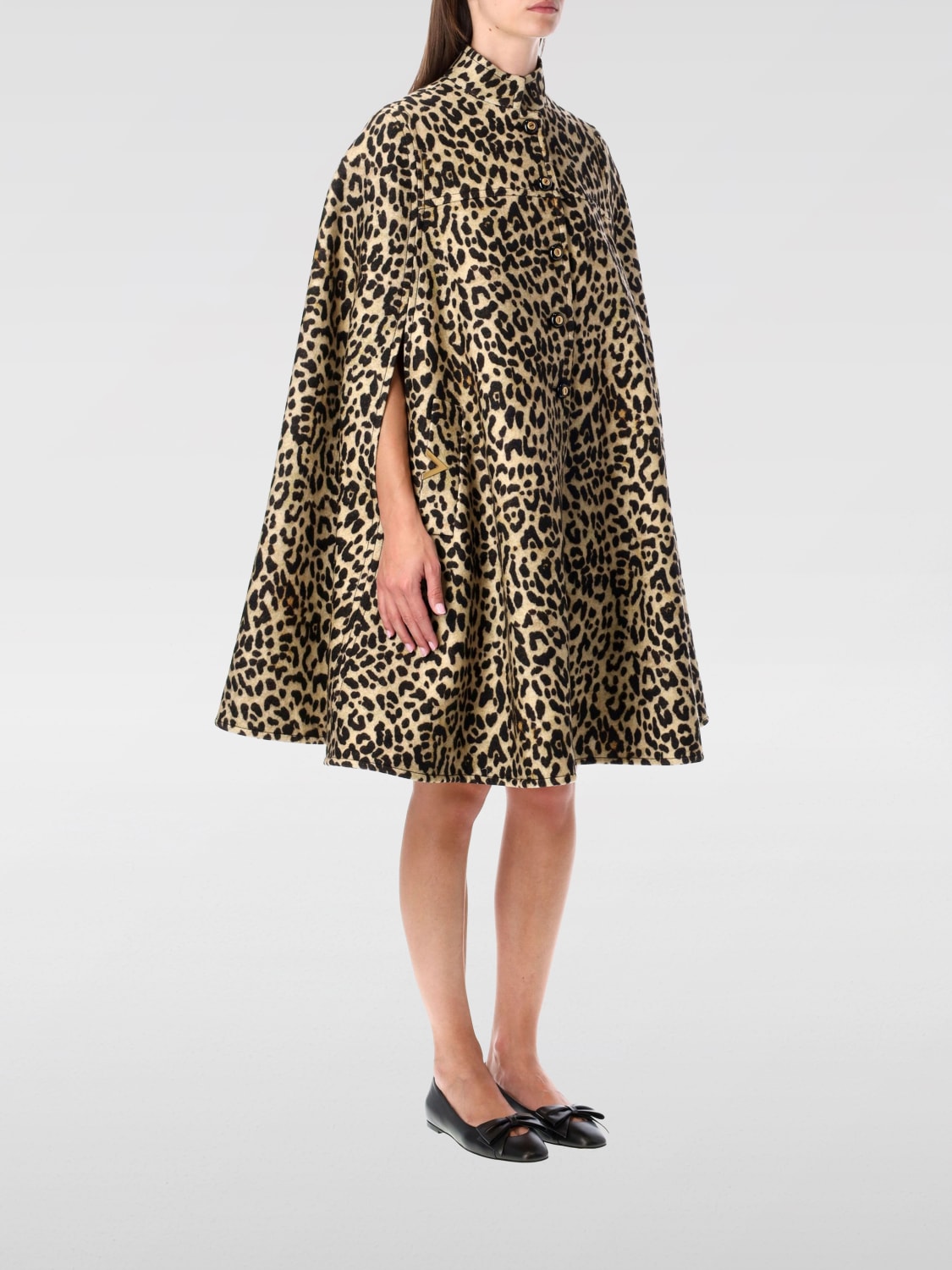 VALENTINO COAT: Cape woman Valentino, Brown - Img 4