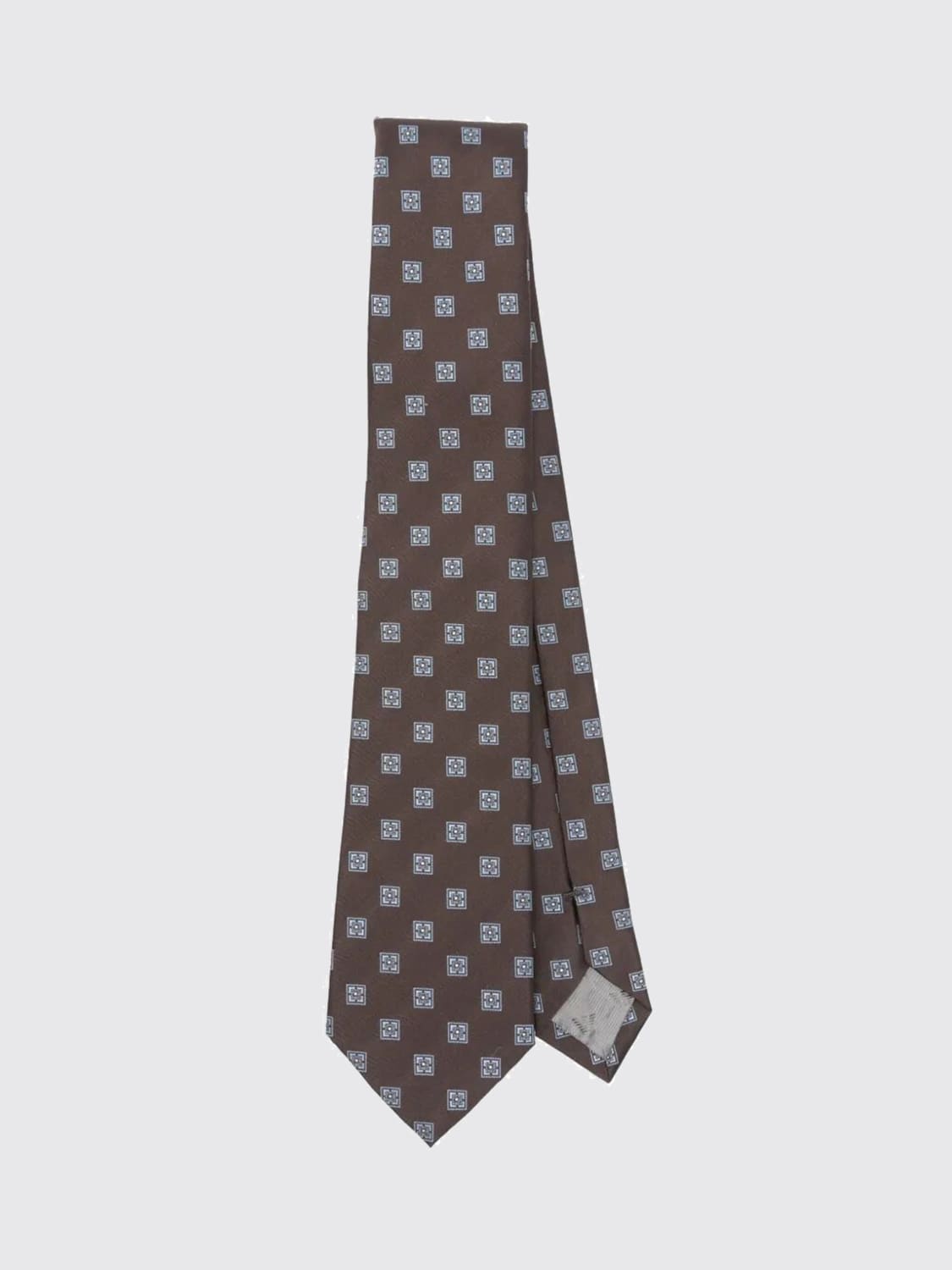 EMPORIO ARMANI TIE: Tie men Emporio Armani, Brown - Img 1