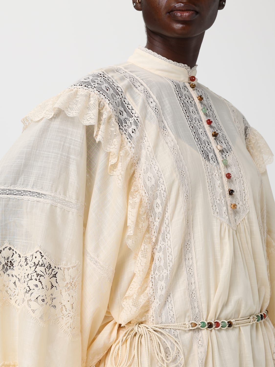 ZIMMERMANN VESTIDO: Vestido mujer Zimmermann, Blanco - Img 3