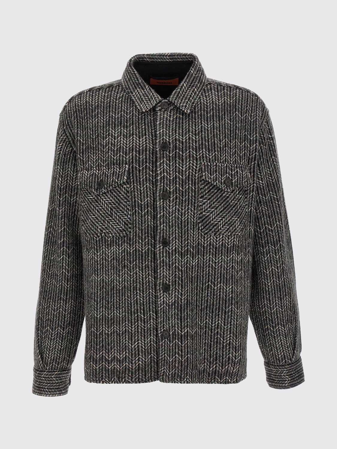 MISSONI JACKET: Shirt men Missoni, Grey - Img 1