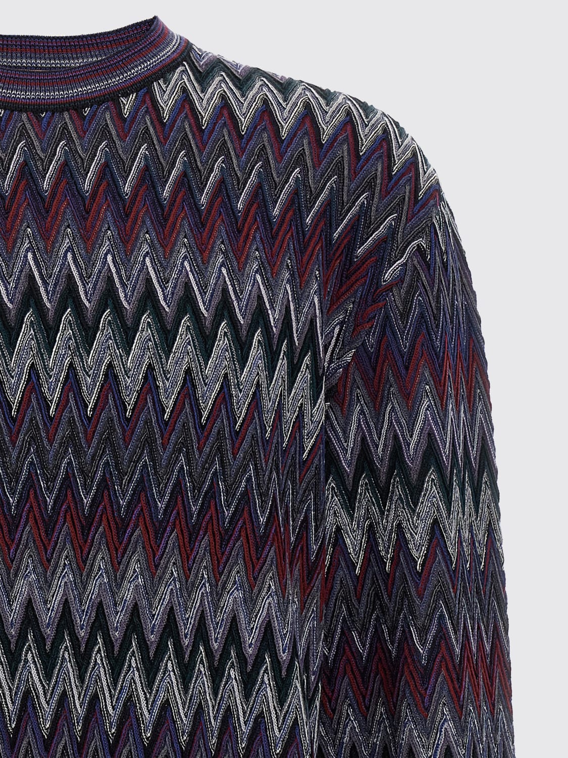 MISSONI JUMPER: Cardigan men Missoni, Blue - Img 3