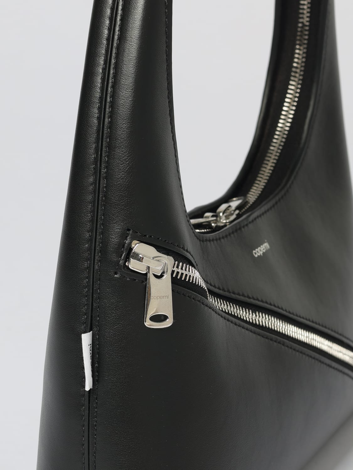 COPERNI BORSA A SPALLA: Borsa Coperni in pelle , Nero - Img 4