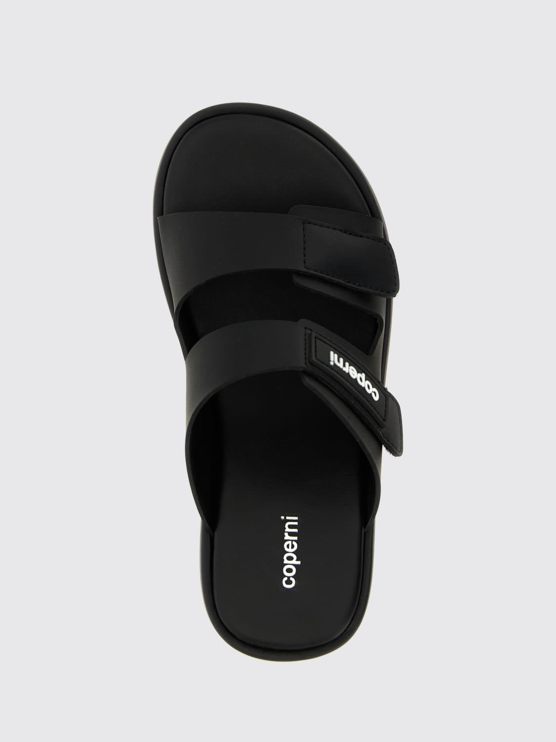 COPERNI SANDALI CON TACCO: Sandalo con zeppa Patch Wedge Coperni in misto pelle , Nero - Img 4