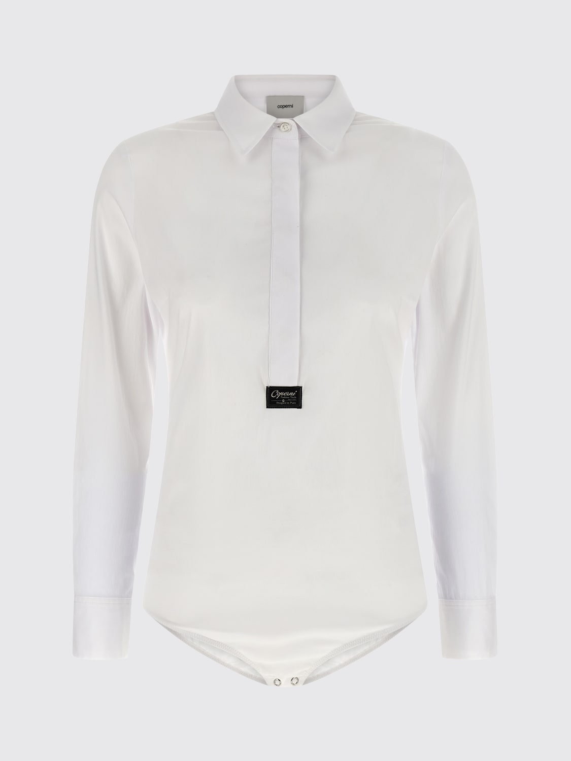 COPERNI CAMICIA: Camicia in misto cotone Coperni, Bianco - Img 1