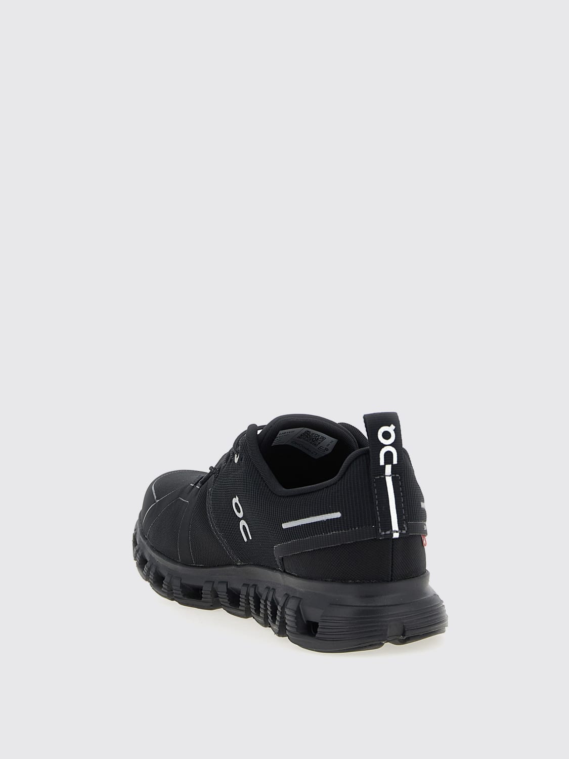 ON RUNNING SNEAKERS: Sneakers Cloud 6 On in mesh riciclato, Nero - Img 3