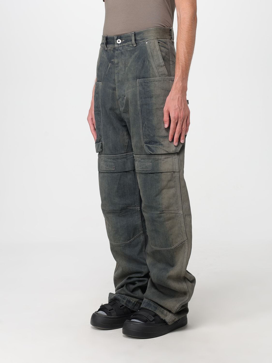 RICK OWENS JEANS: Jeans men Rick Owens, Grey - Img 4