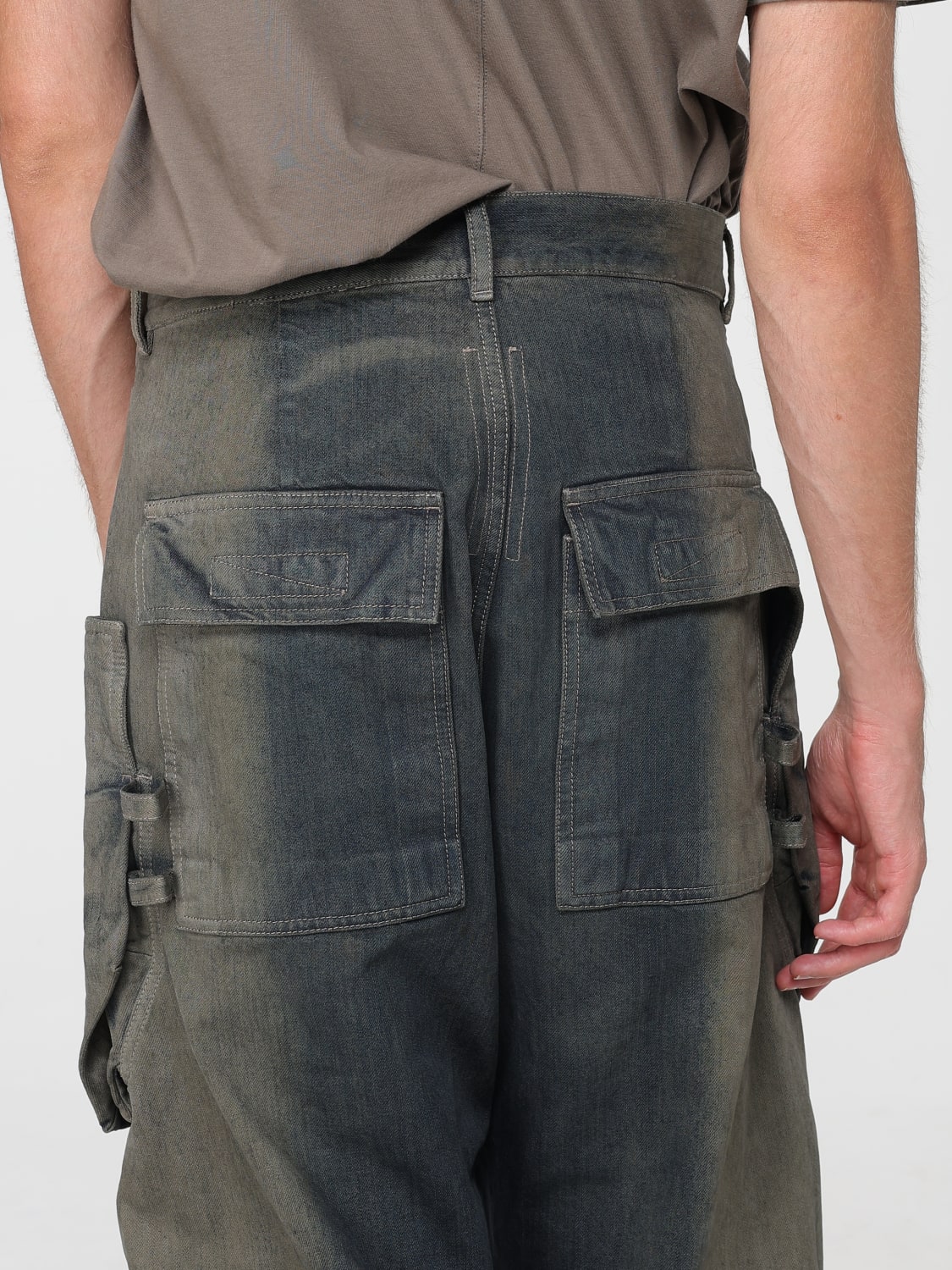 RICK OWENS JEANS: Jeans men Rick Owens, Grey - Img 5