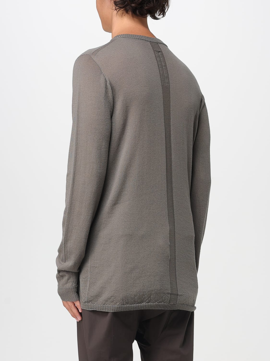 RICK OWENS SWEATER: Cardigan men Rick Owens, Grey - Img 3