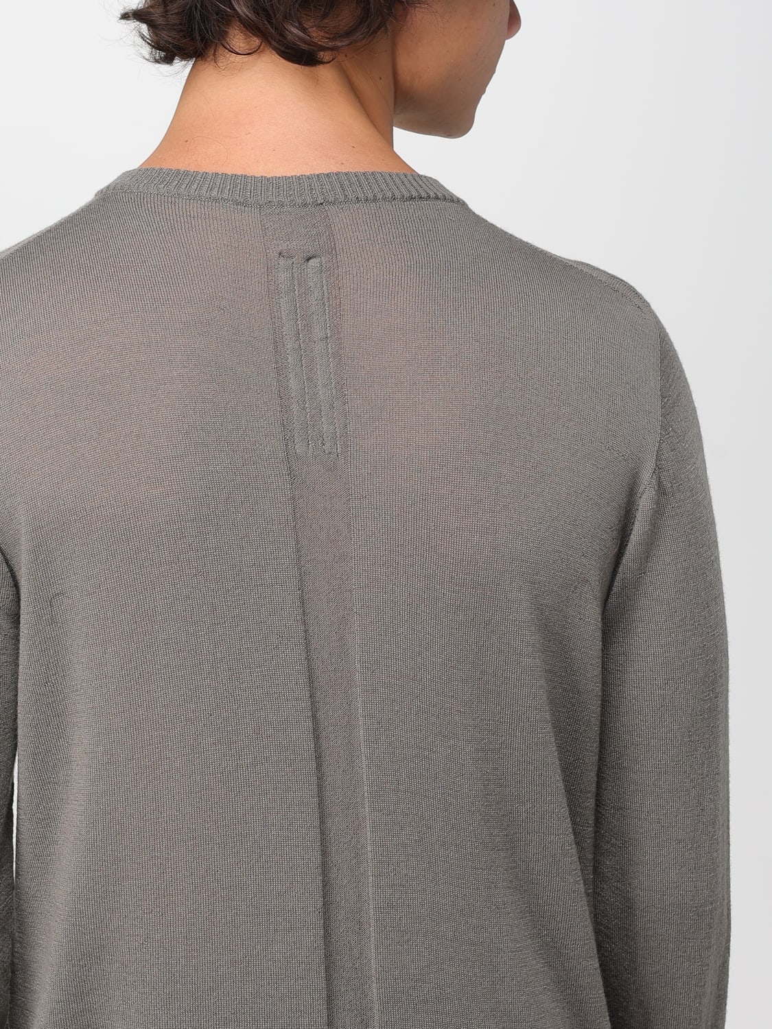 RICK OWENS SWEATER: Cardigan men Rick Owens, Grey - Img 5