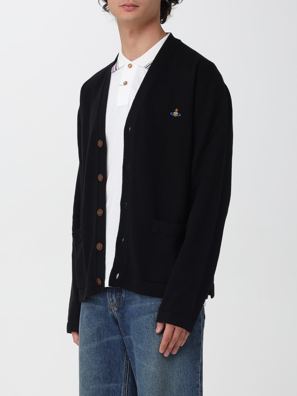 VIVIENNE WESTWOOD PULLOVER: Pullover herren Vivienne Westwood, Schwarz - Img 4