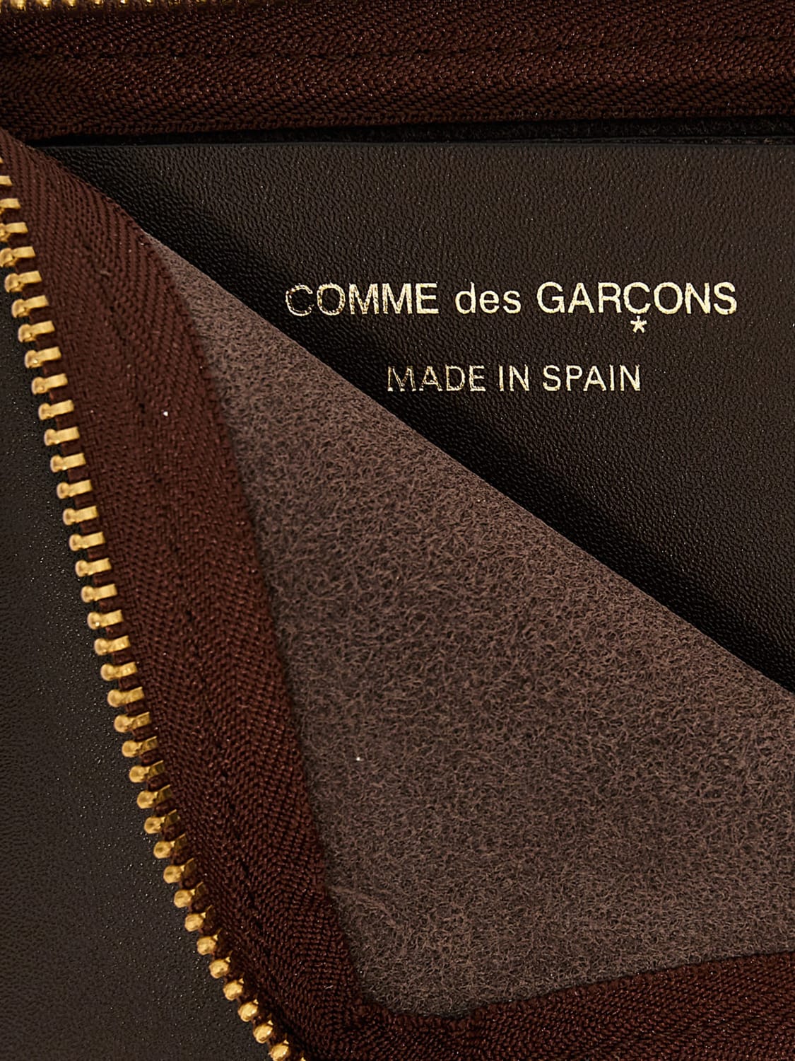 COMME DES GARÇONS WALLET PORTEFEUILLE: Porte-document femme Comme Des Garçons Wallet, Marron - Img 3