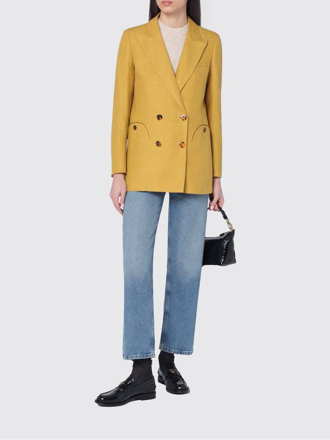 CITIZENS OF HUMANITY JEANS: Jeans cropped Citizens Of Humanity in denim , Denim - Img 2