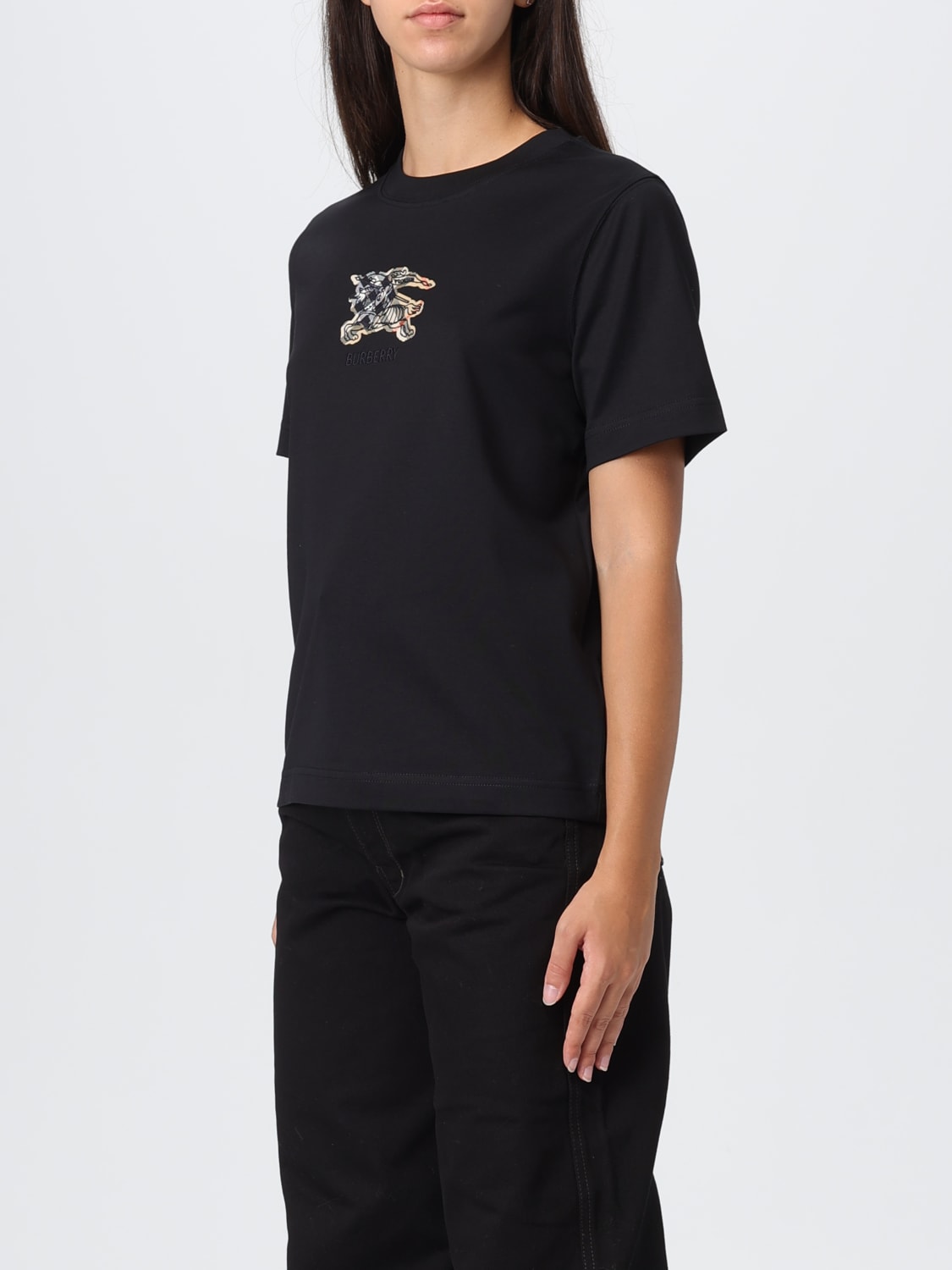 BURBERRY T-SHIRT: T-shirt woman Burberry, Black - Img 4
