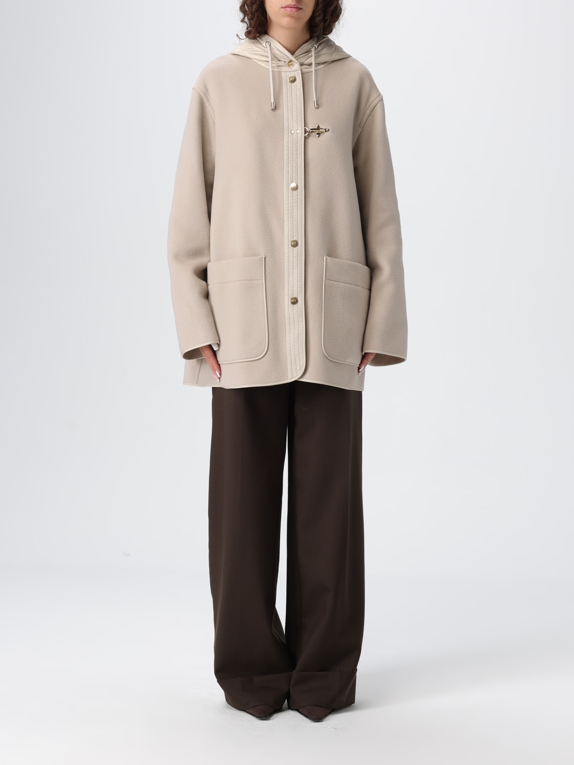 FAY COAT: Jacket woman Fay, Beige - Img 1