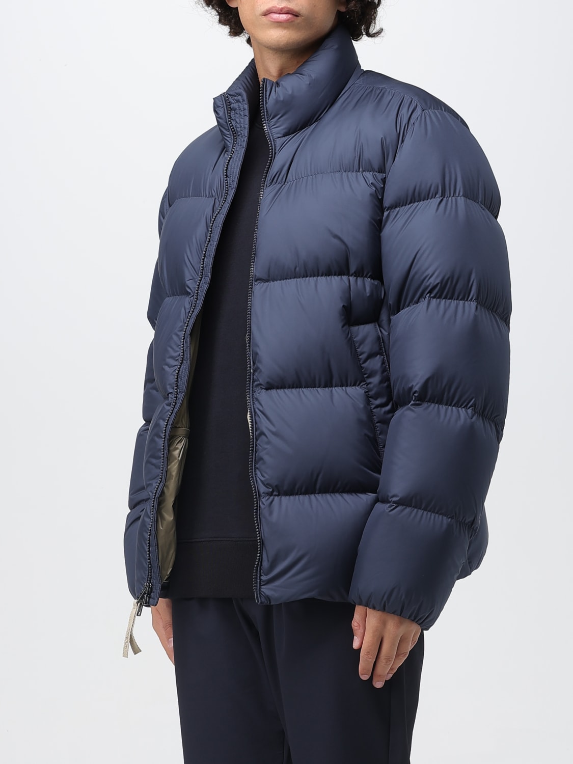 WOOLRICH 外套: 外套 男士 Woolrich, 蓝色 - Img 3